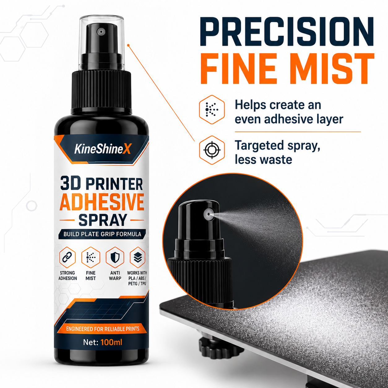 3D Printer Adhesive Spray 100/ - Glue For 3D Printing recension och pris