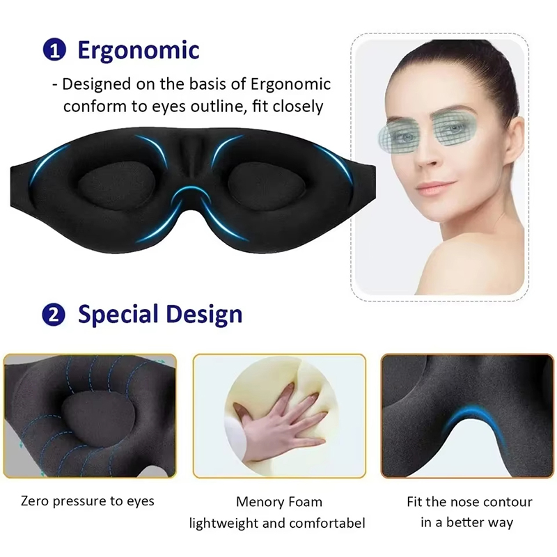 3D Memory Foam Sleep Mask Bloc - 3D Printing Lego recension och pris